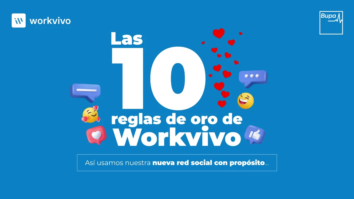 Video Las 10 reglas de oro de Workvivo para Bupa